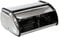 LOLAhome Panera de mesa clásica plateada de acero inoxidable para cocina de 35 cm