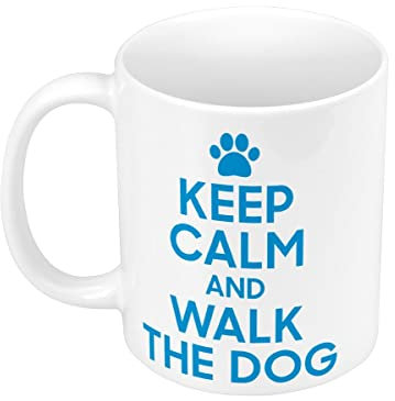 Fabulous Mug Céramique Keep Calm and Walk the Dog Parodie Chien Animaux