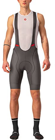 Castelli 4520006-089 Competizione Bib. Pantaloncini Forest Gray XS