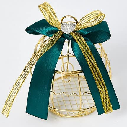 Mini-Vogelkäfig aus Metall, goldfarben, Vintage-Stil, Retro-Design, für Babyparty, Gastgeschenk, Geschenk-Box für Gäste, Party, Geburtstag, Souvenir (3,10 Stück)