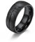 Stfery Ring Vintage, Pinky Ring Edelstahl 70 Schwarz Geformtes Basketball-Peeling Ringe Zubehör für Frauen Männer Paare