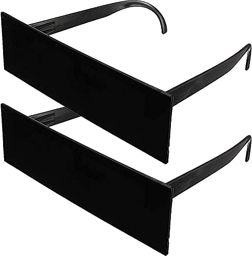 WahYikHo 2 Stücke Zensur Brille Sonnenbrille, Pixelig Mosaik Brille Lustige Party Brillen Lustige Party Brillen Cosplay Kostüm Zubehör