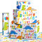 6 Blätter Geschenkpapier Kinder, 70 x 50 cm Dinosaurier Geschenkpapier Wiederverwendbar Geschenkpapier Geburtstag zum Geburtstagsgeschenkverpackungen, Geburtstagsfeierdekorati für Jungen und Mädchen
