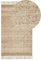 Boho Handgewebter Teppich aus Jute 80 x 150 cm Fransen Beige Abana