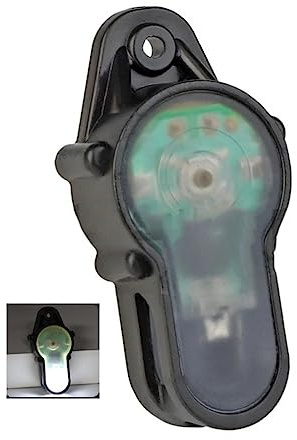 ACEXIER Signal Stroboskoplicht Taktik Helm Sicherheit Blinklicht für die Jagd wasserdichte Helm Signallampe Camping Überleben Signallicht (B-White)
