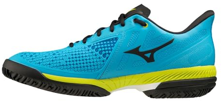 Mizuno Herren Wave Exceed Tour 5cc Paddelschuhe, Jet Blue Bolt 2 Neon Black, 43 EU