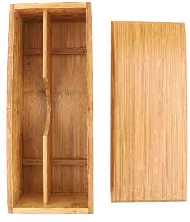 Natudeco Boîte de rangement pour vaisselle Étui à Baguettes Japonaises Boîte à Pain pour Baguette Organisateur De Cuillères Étui à Baguettes collection cuisine