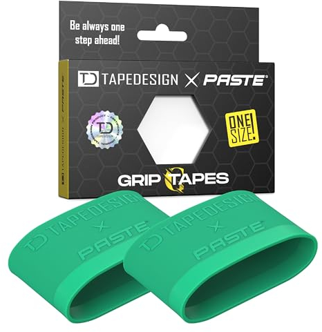 TAPEDESIGN – Schienbeinschonerhalter Grip Tapes aus Silikon, Fußball Männer, Frauen, Grün - Halterung für Fussball Stutzen, Stutzentape