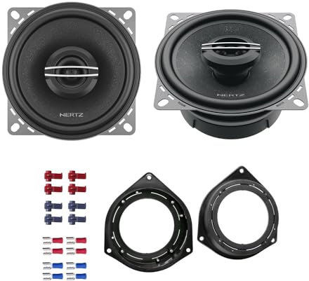Hertz Auto Lautsprecher Boxen CX 100 240 Watt 10 cm 2 Wege Koax passend für Opel Astra H 2004-2010 Türen hinten