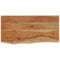 vidaXL Wandregal 60x30x2,5 cm Rechteckig Massivholz Akazie Baumkante