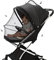 Moustiquaire Poussette Universelle Moustiquaire Landau Bebe Moustiquaire Poussette avec Fermeture éclair Optimale Contre Les Piqûres, Lavable Moustiquaire