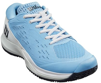 WILSON Rush Pro Ace Women's Tennis Shoe, Bonnie Blue/Ballad Blue/Navy Blazer, Size 10.5