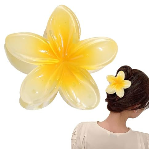 Fermaglio Per Capelli Forma Di, Fermagli Per Capelli Con Hawaiano, Pinze Per Capelli Fiori Clip Artiglio, Antiscivolo Mollette Capelli Per Donne E Ragazze Capelli Spessore Medio