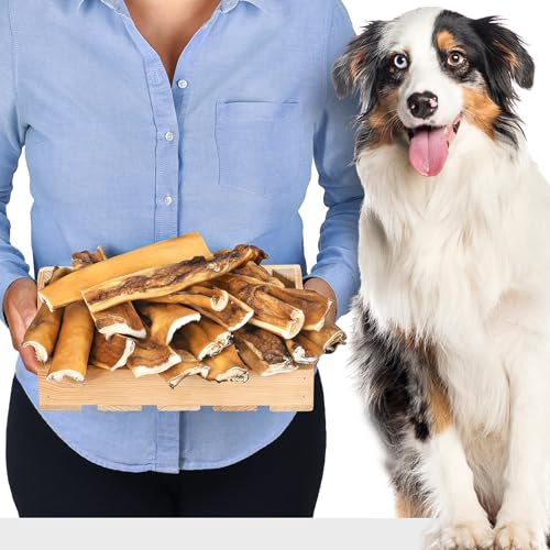 Beef Head Skin for dogs 8 inch 1kg (approx. 20–25 pcs) | Natural Dog Chews