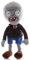 iFii Profession PVZ Zombie Plush 30cm, Cute Plants Vs Zombies Plushies Officer/Businessman/Farmer/Thief/Knight Zombie Cosplay Stuffed Animal Doll Gift for Fans (Businessman gray zombie)