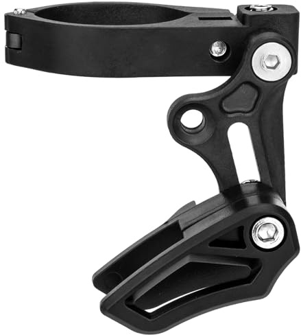 CNC-Aluminium-Fahrradkettenführung, Ein-Gang-Haltevorrichtung, 3,2-3,5 cm Klemme, Anti-Drop-MTB-Kettenhalter