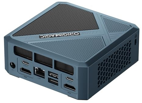 origimagic mini pc N2 PRO, Ryzen 7 6800H (fino a 4,7 GHz), 32 GB di RAM DDR5, 512 GB di SSD, Mini PC OS 11, WiFi 6E | BT5.2 | USB 4 x 2 | Quad Display 4K | Casa, ufficio e business