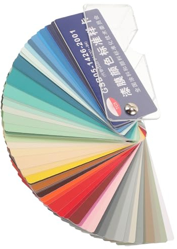 Carte de Test de Couleur, Jeu de Cartes de Peinture 83 Teintes | Nuancier 288, Cartes de Couleur et Échantillons Standard pour Bricolage, Papier Plastique