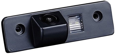 HD Auto Kennzeichenbeleuchtung Rückfahrkamera Farbkamera Einparkkamera Rückfahrsystem Einparkhilfe Fahrzeugsicherheitskamera Kompatibel mit V W Skoda Octavia/Roomster/Tour