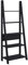 TAD TIMBER ART DESIGN UK Riva Scandinavian 5 Tier Ladder Shelf Retro Contemporary Bookcase Organizer Display Shelving Unit for Modern Living Space - Black