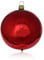Kugeln rot Glanz 4 Stück d 10cm Christbaumschmuck Weihnachtsschmuck mundgeblasen,handdekoriert Lauschaer Glas das Original (rot Glanz)