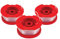 Craftsman CMZST0653 Lot de 3 bobines de Fil pour débroussailleuse 1,4 cm