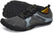 SAGUARO Barfußschuhe Herren Damen Traillaufschuhe Outdoor & Indoor Training Fitnessschuhe Wander Wald Strand Straße Laufschuhe Walkingschuhe Schnell Trocknend Badeschuhe, Metall Schwarz, 45 EU