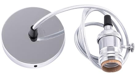 Pendel E27 Kabel 1000Mm 0,75Mm Stoff- Rosette SC-MPL003 [SC-MPL003] | Greenice