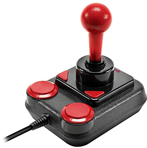 SPEEDLINK 1893215 SL-650212-BKRD Competition Pro Extra Joystick USB PC, Android Schwarz, Rot