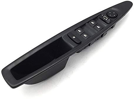Botonera Elevalunas para Citroen C4 2004-2010 Interruptor de Mando de Ventana Eléctrico Espejo Retrovisor Botones con Panel