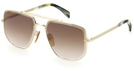 David Beckham Db 7001/s J5G/HA GOLD Sunglasses Men's Metal, Standard, 60