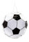 Party Factory Pinata Fußball schwarz weiß 27cm Durchmesser Partyspiele Kinder Geburtstag Deko Dekoration Geburtstagsdeko