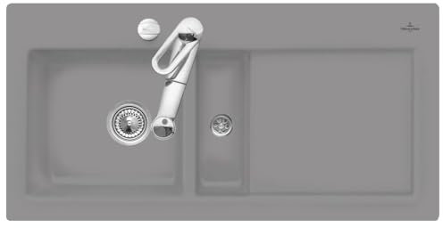 Villeroy & Boch Subway 60 Stone Grigio Piano cottura Ceramica Lavello da cucina