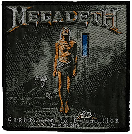 Megadeth COWNTDOWN TO EXTINCTION Aufnäher Patch Gewebt & Lizenziert !!