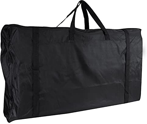 Hummelladen Aufbewahrungstasche für 2 Stühle - 118 x 65 x 18 cm - Transport Tasche mit Trennfach - Tragetasche für Stuhl - schwarz - 300D Polyester - Wasserabweisend - mit Zugriemen