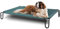 BestVida Erhöhtes Hundebett, 122 x 83,8 x 20,3 cm, Größe L, Grün