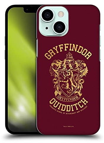 Head Case Designs Officially Licensed Harry Potter Gryffindor Quidditch Deathly Hallows X Hard Back Case Compatible With Apple iPhone 13 Mini