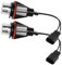 Yctze para ojos de angel bombilla de posición de ángel luz blanca ricambi e87 2pcs Coche Brillante 6000K 5W Angel Eyes Lámpara de luz LED para E60 E61 E39 E53 Luz LED Angel Eyes Lámpara Coche para 5