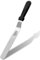 Anaeat Icing Spatula, Professional Cake Angled Offset Spatula with 25cm Stainless Steel Blade - Thickened Frosting Knife with Durable Plastic Handle for Cake Decorating, Pastry & Baking