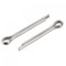 sourcing map 30Stk. Geteilter Splint 2,5x20mm Edelstahl Klippverschluss für Kfz silberfarben