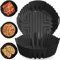 2023 Upgraded 8.5in Silicone Air Fryer Liners, 2PCS Air Fryer Accessories Pot Compatible for Cosori Uten Instant 5.5L-7.5L Air Fryers, BPA-Free Food-Grade Reusable Round Airfryer Liners