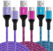 USB C Samsung Phone Charger Cable, [3Pack 5FT] Type C Charger Cable Fast Charging Lead for Samsung Galaxy S25 S24 Ultra S23 S22 S21 S20 A16 A12 A13 A14 5G A22 A33 A50 A52 A54 A55, Huawei P30 P20 Lite