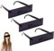 Darryy 3 Stück Rechteck Sonnenbrille, Zensur Brille Sonnenbrille, Pixelig Mosaik Brille Lustige Party Brillen für Karneval Fasching Party Cosplay Kostüm Halloween Geburtstag