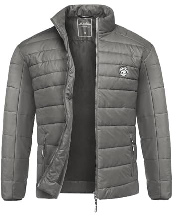 Amaci&Sons Herren Steppjacke Outdoor Basic Patch Jacke 9103