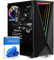dcl24 Gaming PC Intel i5 14400, RTX3050 6GB - 500GB SSD, 16GB DDR4, Gamer PC mit 10x4.7 GHz, Zocker PC mit WLAN, Computer mit Windows 11 Pro [19491]