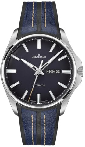 JUNGHANS Herrenuhr Automatik Meister S Nachtblau 27/4211.00