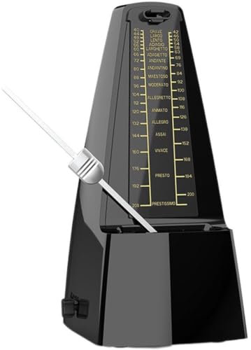 Muteitt Mechanisches Metronom, Universelles Metronom Für Klavier, Gitarre, Violine, Schlagzeug Und Andere Instrumente
