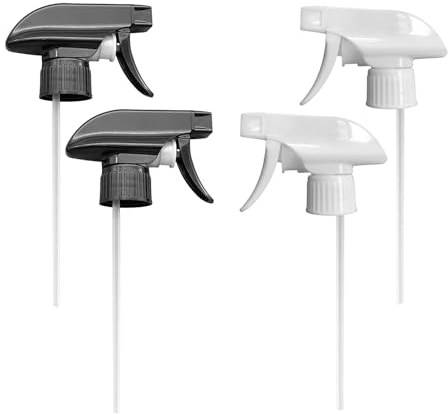 TYGFRT 4 Piece Replacement Spray Heads, Air Pressure Spray Heads, Spray Bottle Replacement Spray Heads, Universal Spray Heads, Bottle Nozzles, With Spray Grid Spray Heads