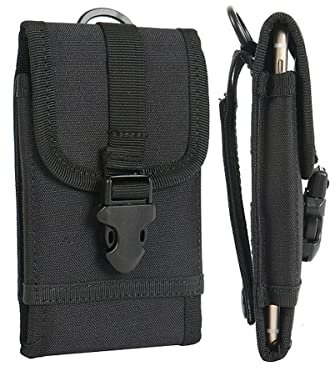 K-S-Trade Qualitativ & Innovativ Holster Handy Hülle Für Sony Xperia 10 VI Holster Handytasche Gürtel Tasche Schutz Hülle Robust Outdoor Schwarz