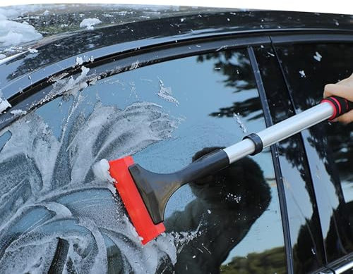 Pelle pliante,Pelle à neige pliable pour voiture | Outils légers de pelletage de neige avec poignée en éponge épaissie pour la décongélation